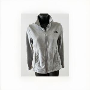 The North Face Women’s Jacket Small Gray Full Zip Jacket Pockets